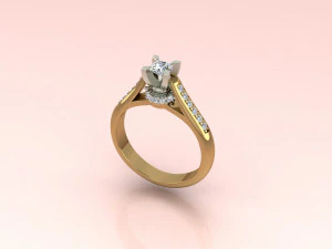 Ring Queen 3D Print Model