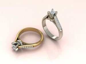 Ring Queen 3D Print Model
