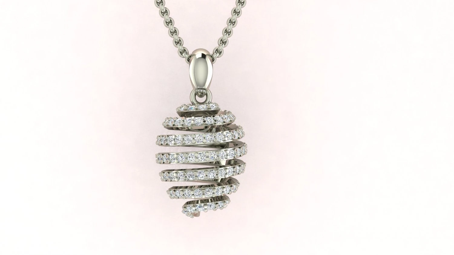 Egg Fashion Jewelery Pendant 3D Print Model .c4d .max .obj .3ds .fbx .stl .blend 