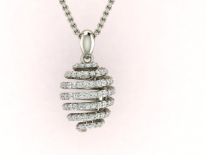 Egg Fashion Jewelery Pendant 3Dプリントモデル