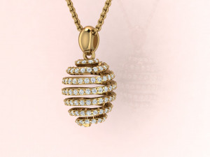 Egg Fashion Jewelery Pendant 3D प्रिंट मॉडल