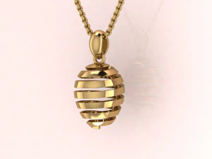 Egg Fashion Jewelery Pendant 3D Print Model