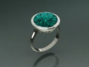 Transparent enamel ring 3D Print Model