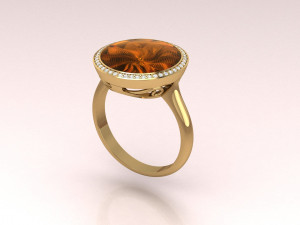 Transparent enamel ring 3D Print Model