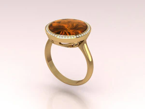 Transparent enamel ring 3D Print Model