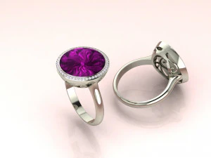 Transparent enamel ring 3D Print Model