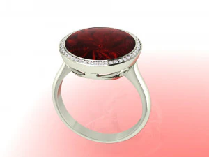 Transparent enamel ring 3D Print Model