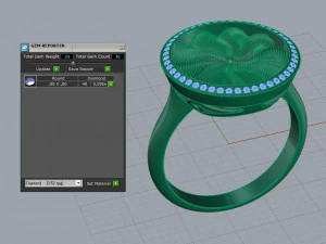 Transparent enamel ring 3D Print Model