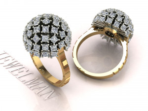 Ring Princess Model Cetak 3D