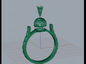 Ring Princess 3D Print Model