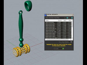 Hammer pendant 3Dプリントモデル