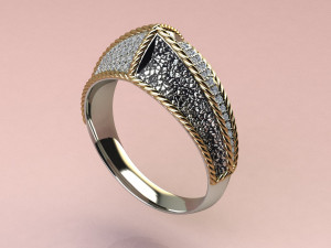 Ring day and night 3D Принт Модель