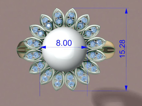Ring chamomile Modelo de Impressão 3D