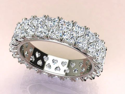 Ring Hearts 3D Model