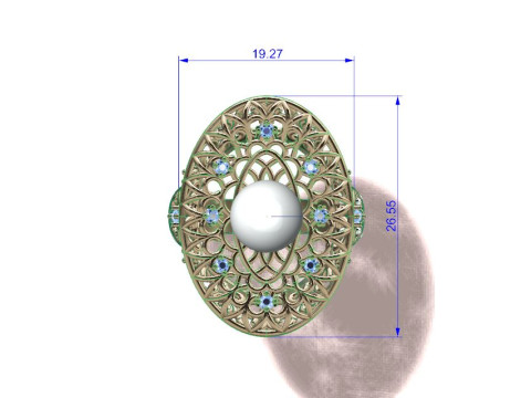 Ring and Pearl Modèles 3D en vedette