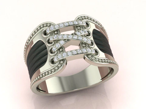 リングストラップ 3Dプリントモデル