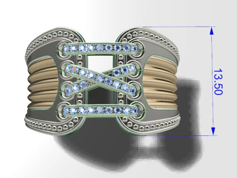 Ring Strap 3D Print Model