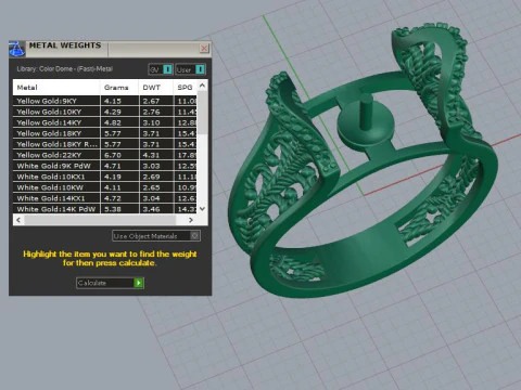 Ring Pearl fashion 3D Print Model