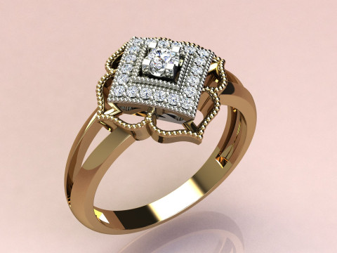 Ring Cushion 3Dプリントモデル