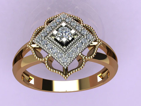 Ring Cushion 3D Print Model