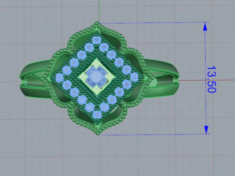 Ring Cushion 3D Print Model