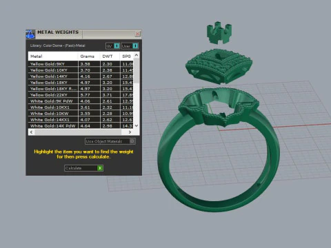 Ring Cushion 3D Print Model