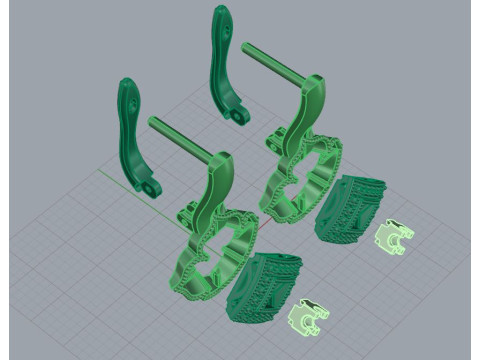 Earrings Cushions Modelo de Impressão 3D
