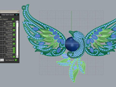 Swan with a pearl 3D Print Model