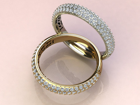 Ring fashion 3Dプリントモデル