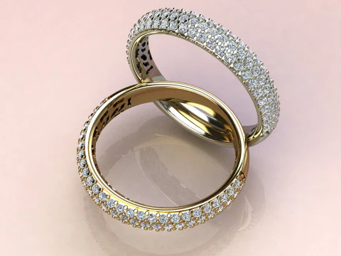 リングファッション 3Dプリントモデル