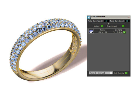 Ring fashion Modèles 3D en vedette