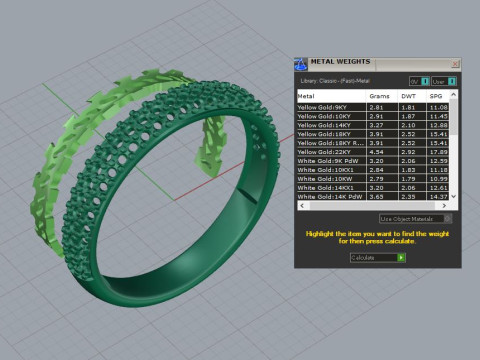 Ring fashion Modèles 3D en vedette