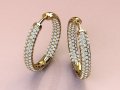 Earrings fashion Modèles 3D en vedette