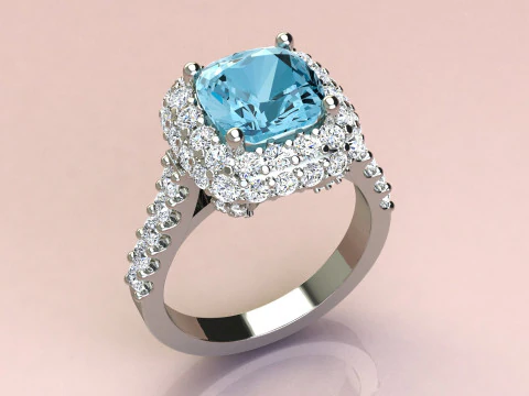 クッションリング 3Dプリントモデル