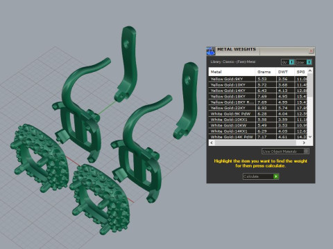 Cushion Earrings Modelo de Impressão 3D
