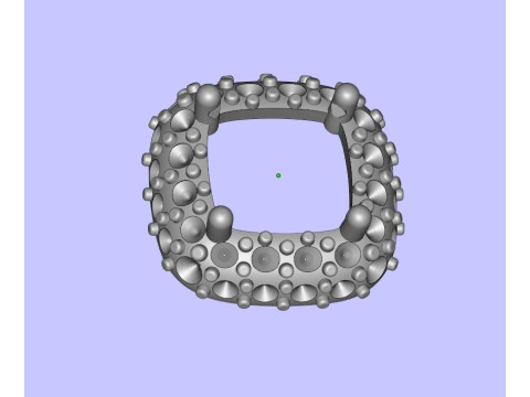 Cushion Earrings Modelo de Impressão 3D