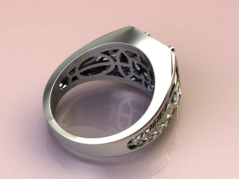 Cushion Ring 3D Print Model