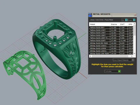 Cushion Ring 3D Print Model