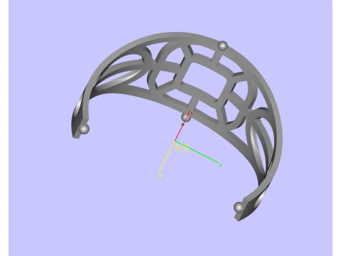 Cushion Ring 3D Print Model