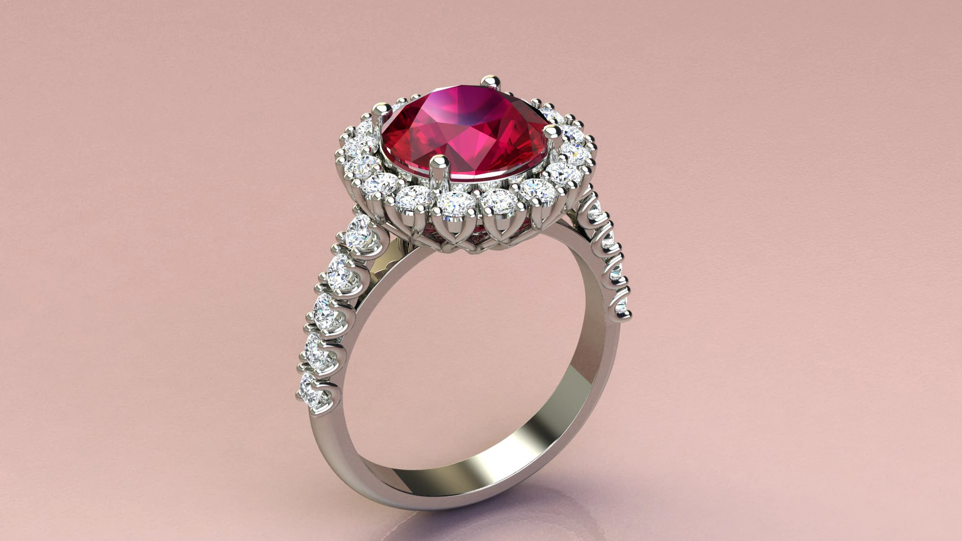ROUND RING 3D Print Model .c4d .max .obj .3ds .fbx .stl .blend