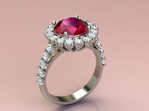 ROUND RING 3D Baskı Modeli