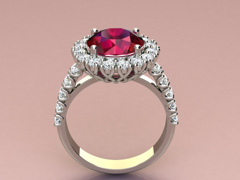 ROUND RING 3D प्रिंट मॉडल