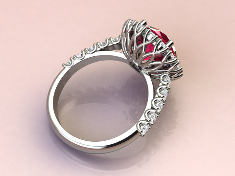 ROUND RING 3D प्रिंट मॉडल