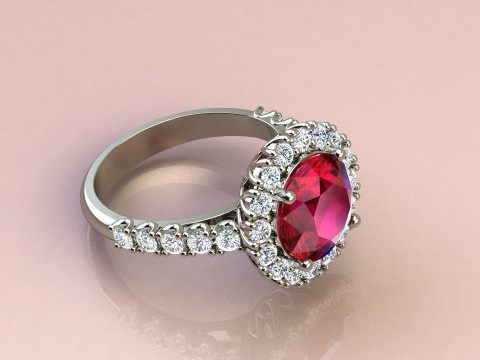 ROUND RING 3D प्रिंट मॉडल