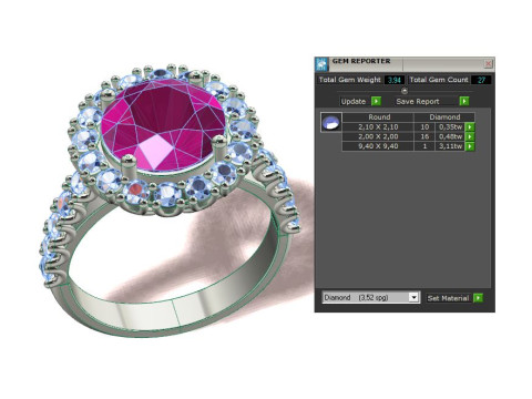 ROUND RING 3D प्रिंट मॉडल