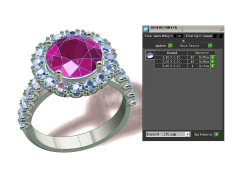 ROUND RING 3D Print Model