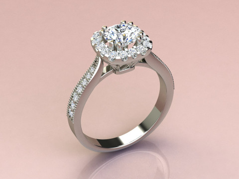 Diamond ring 3D-Druckmodell