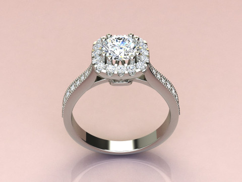 Diamond ring Modelo de Impressão 3D