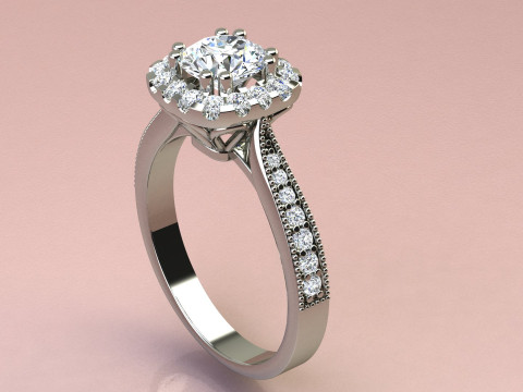 Diamond ring Modelo de Impressão 3D