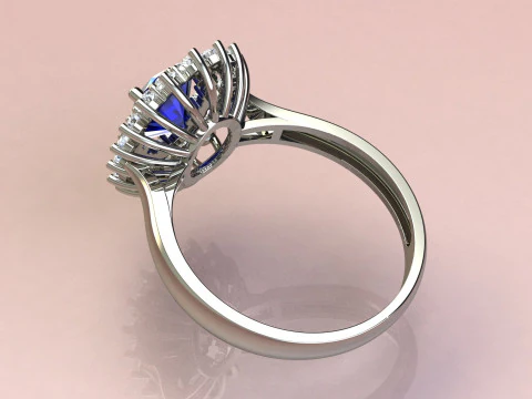 Ring oval fashion 3D Print Model